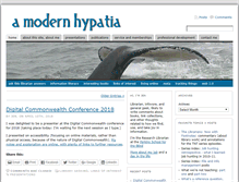 Tablet Screenshot of modernhypatia.info